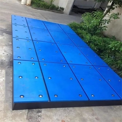 पोर्ट निर्माण के लिए UHMWPE प्लास्टिक बोर्ड पोर्ट फेंडर समुद्री बम्पर पैड