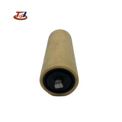 हाई परफॉरमेंस ब्लैक UHMWPE प्लास्टिक कैरिंग कन्वेयर रिटर्न आइडलर रोलर्स