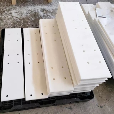 स्टील साइलो ग्रेन साइलो लाइनिंग बोर्ड के लिए व्हाइट वियर प्रतिरोधी UHMWPE लाइनर शीट