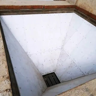 स्टील साइलो ग्रेन साइलो लाइनिंग बोर्ड के लिए व्हाइट वियर प्रतिरोधी UHMWPE लाइनर शीट