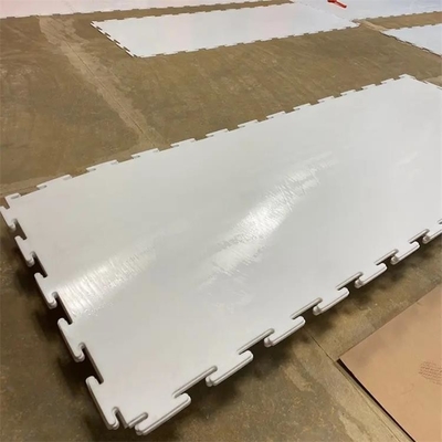 15mm UHMWPE सिंथेटिक आइस रिंक बोर्ड प्लास्टिक हॉकी आइस पैनल आइस टाइलें