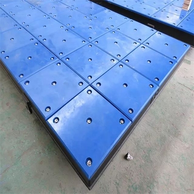 जेट्टी फेंडर के लिए वाटरप्रूफ ब्लू प्लास्टिक मरीन पैनल UHMWPE डॉक फेंडर पैड