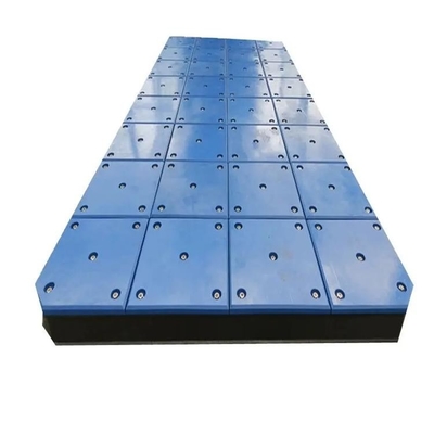 प्रतिरोध प्रभाव UHMWPE आर्क मरीन फेंडर फेसिंग पैनल्स फॉर सी पोर्ट कंस्ट्रक्शन