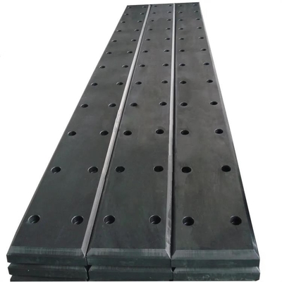 घर्षण UHMWPE शीट डॉक बम्पर स्लाइडिंग बोर्ड मरीन फेंडर फ्रंटल पैड