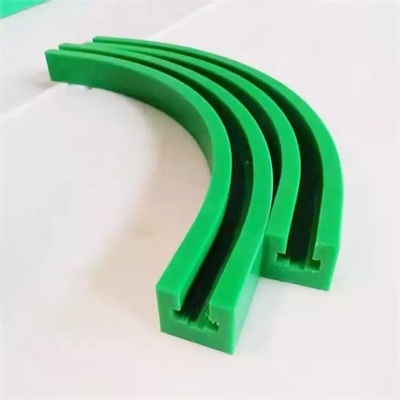 UHMWPE पॉलीथीन वियर स्ट्रिप ग्रीन प्लास्टिक कन्वेयर गाइड रेल उत्पाद