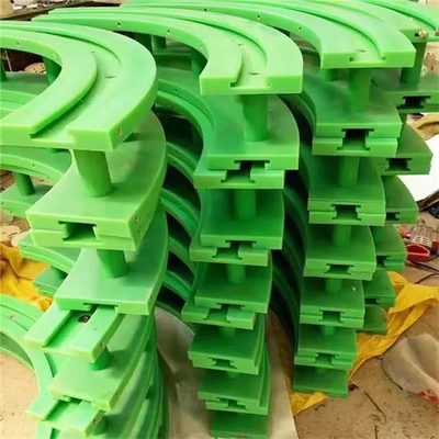 UHMWPE पॉलीथीन वियर स्ट्रिप ग्रीन प्लास्टिक कन्वेयर गाइड रेल उत्पाद